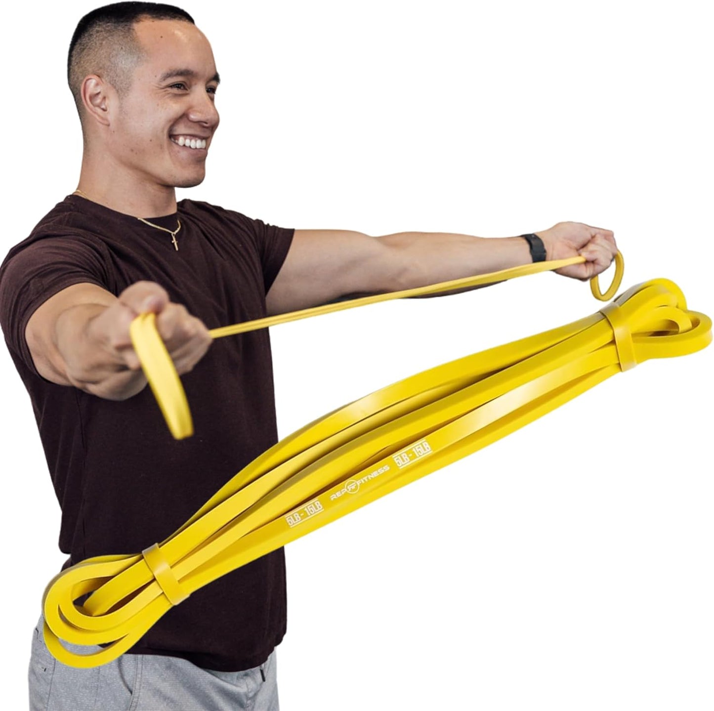 Pull-Up Bands Resistance Exercise Workout Equipment Set for Home Gym Training – Heavy Duty Stretch Band for Assisted Pullups, Strength Training, Physical Therapy, and Fitness Workouts
