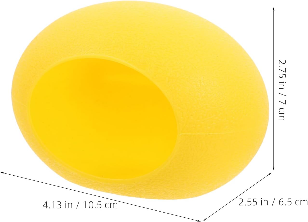 GANAZONO Cartoon Hamster Sleeping Nest and Hideout Yellow Hamster Cave with Soft Bedding Small Animal Pet Bed for Cage Decorations and Sleep Shelter