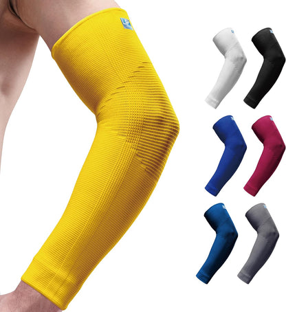 668 Compression Arm Sleeve for Workouts, Sports & Pickleball, Golf and Tennis Elbow Pain relief for Men & Women