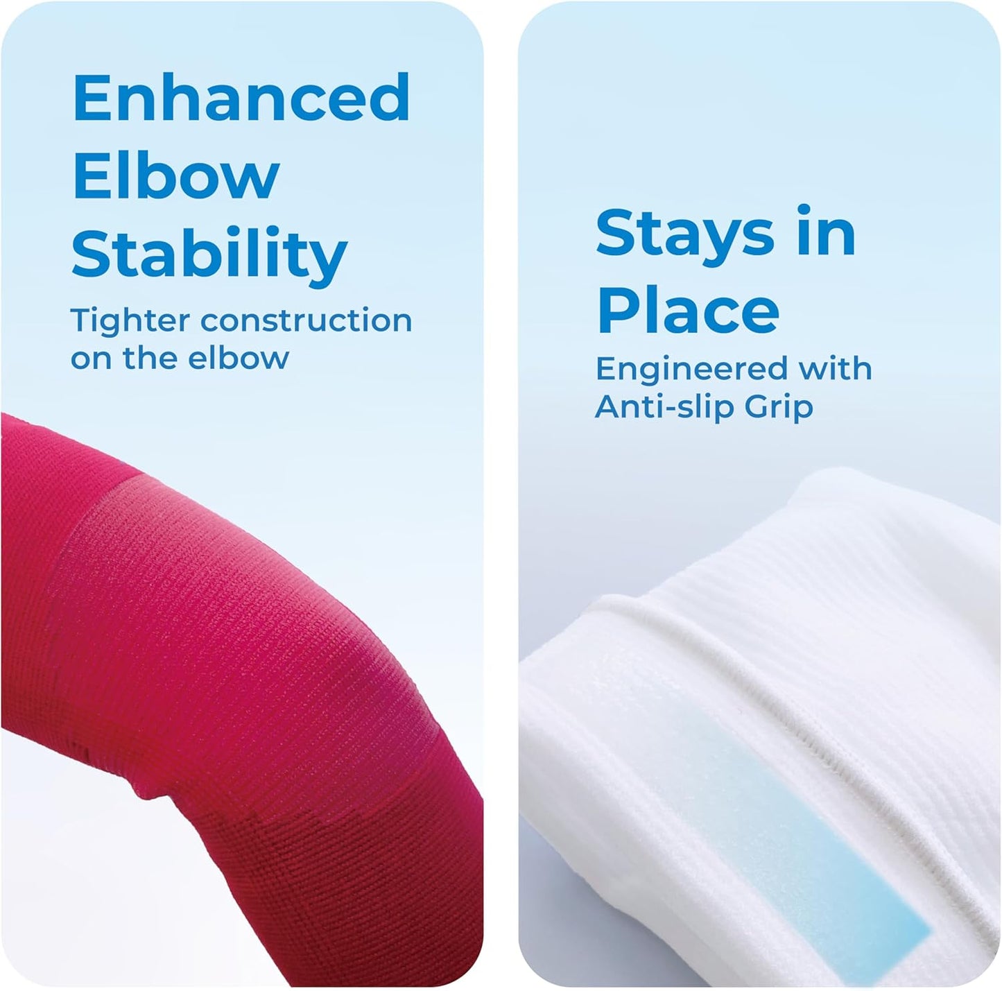 668 Compression Arm Sleeve for Workouts, Sports & Pickleball, Golf and Tennis Elbow Pain relief for Men & Women