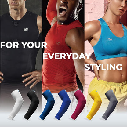 668 Compression Arm Sleeve for Workouts, Sports & Pickleball, Golf and Tennis Elbow Pain relief for Men & Women