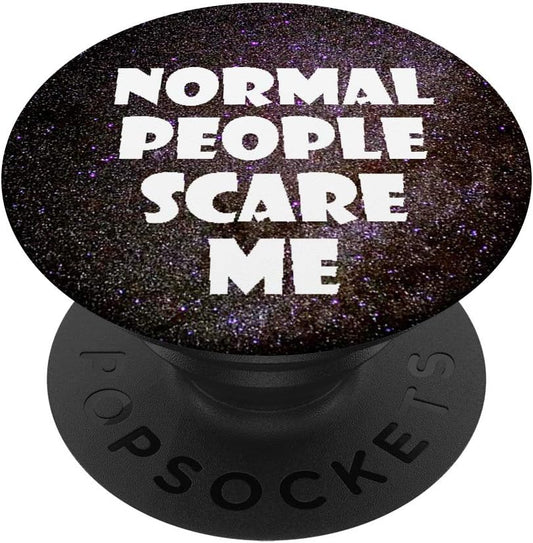 Matte Black and Purple Phone Button Holder Pop Out Back Knob PopSockets PopGrip: Swappable Grip for Phones & Tablets