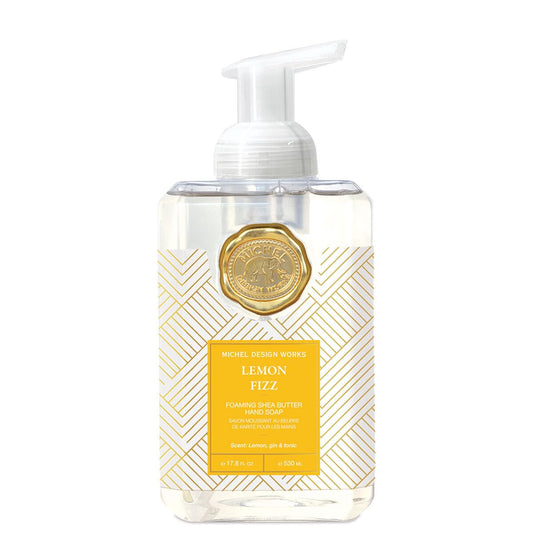 Foaming Hand Soap, Lemon Fizz, Beautiful Square Container with Pump