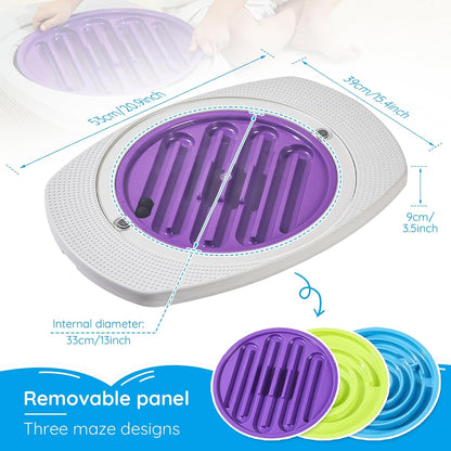 Maze Balance Board for Kids Toddlers Wobble Board for Core Balance Training | 3 Swappable Labyrinths, 3 Balls, Non-Slip Base, Indoor Active Play Toys for Skate Prep, ADHD Focus, Sensory Training, Ages 3+