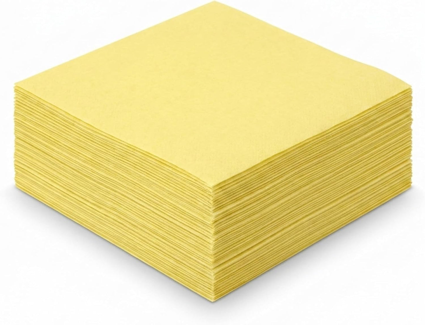 TCDesignerProducts Light Yellow Tissue Parade Float Pomps Pack of 300-5-1/2 Inch Square Sheets, Parade Float Decorations for Trailer, Party Decorations