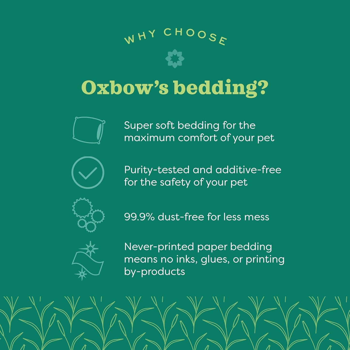 Oxbow Small Animal Bedding, Hamster, Guinea Pig, Rabbit, White, USA, 72 L | Oxbow Small Animal Bedding, Hamster, Guinea Pig, Rabbit, White, USA, 72 L