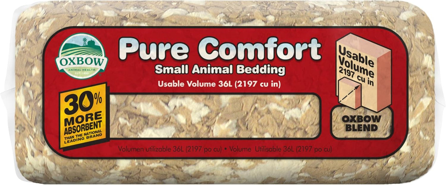 Oxbow Small Animal Bedding, Hamster, Guinea Pig, Rabbit, White, USA, 72 L | Oxbow Small Animal Bedding, Hamster, Guinea Pig, Rabbit, White, USA, 72 L