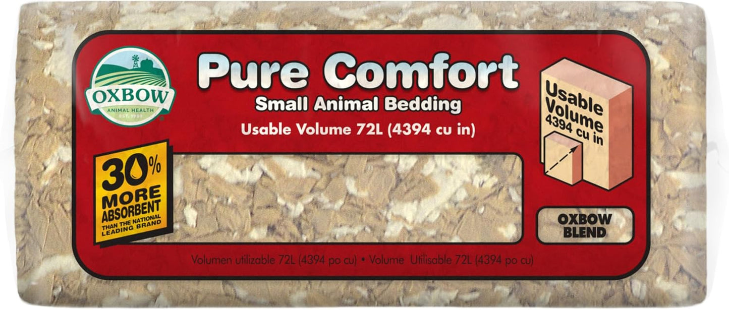Oxbow Small Animal Bedding, Hamster, Guinea Pig, Rabbit, White, USA, 72 L | Oxbow Small Animal Bedding, Hamster, Guinea Pig, Rabbit, White, USA, 72 L