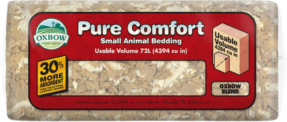 Oxbow Small Animal Bedding, Hamster, Guinea Pig, Rabbit, White, USA, 72 L | Oxbow Small Animal Bedding, Hamster, Guinea Pig, Rabbit, White, USA, 72 L