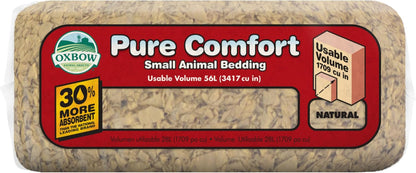 Oxbow Small Animal Bedding, Hamster, Guinea Pig, Rabbit, White, USA, 72 L | Oxbow Small Animal Bedding, Hamster, Guinea Pig, Rabbit, White, USA, 72 L