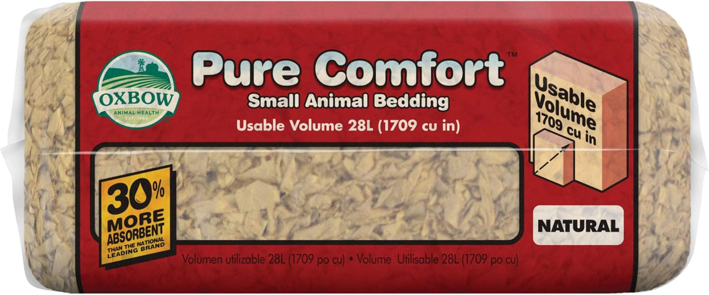 Oxbow Small Animal Bedding, Hamster, Guinea Pig, Rabbit, White, USA, 72 L | Oxbow Small Animal Bedding, Hamster, Guinea Pig, Rabbit, White, USA, 72 L