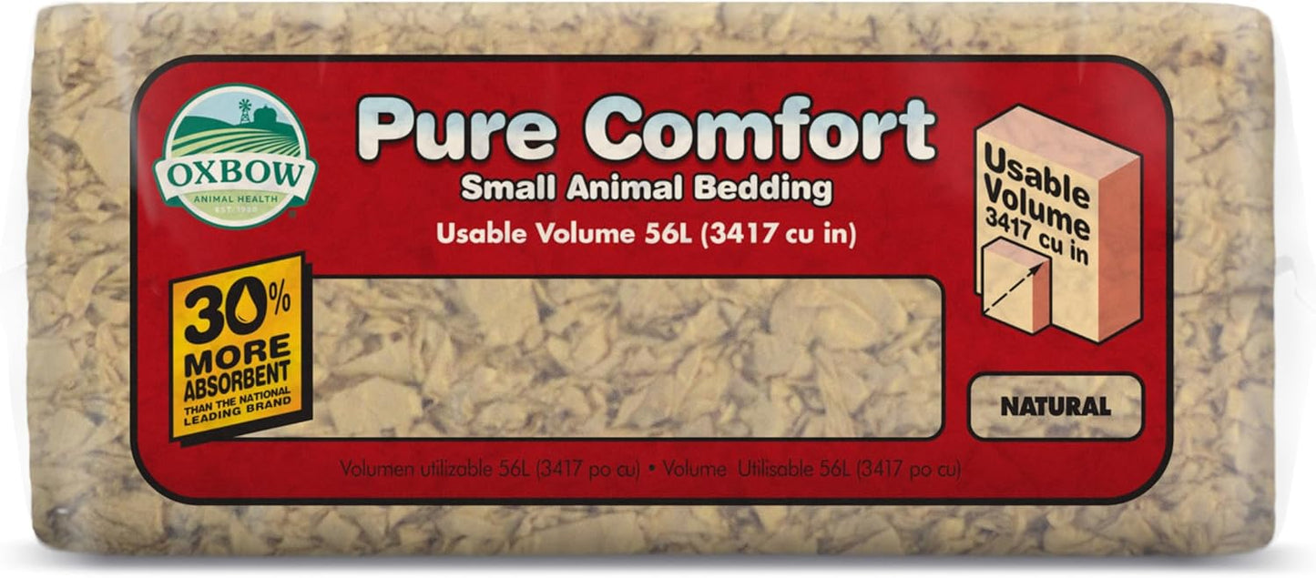 Oxbow Small Animal Bedding, Hamster, Guinea Pig, Rabbit, White, USA, 72 L | Oxbow Small Animal Bedding, Hamster, Guinea Pig, Rabbit, White, USA, 72 L