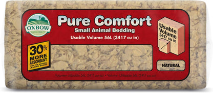 Oxbow Small Animal Bedding, Hamster, Guinea Pig, Rabbit, White, USA, 72 L | Oxbow Small Animal Bedding, Hamster, Guinea Pig, Rabbit, White, USA, 72 L