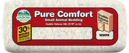 Oxbow Small Animal Bedding, Hamster, Guinea Pig, Rabbit, White, USA, 72 L | Oxbow Small Animal Bedding, Hamster, Guinea Pig, Rabbit, White, USA, 72 L