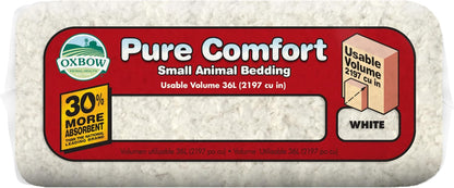 Oxbow Small Animal Bedding, Hamster, Guinea Pig, Rabbit, White, USA, 72 L | Oxbow Small Animal Bedding, Hamster, Guinea Pig, Rabbit, White, USA, 72 L