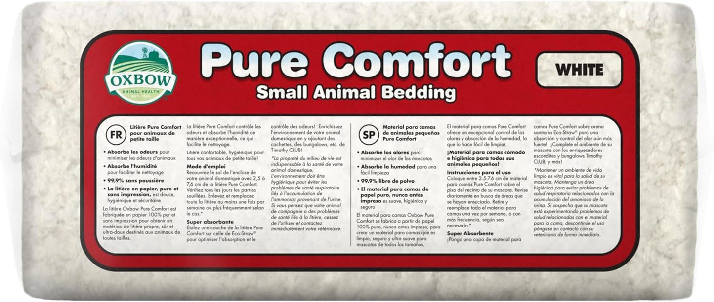 Oxbow Small Animal Bedding, Hamster, Guinea Pig, Rabbit, White, USA, 72 L | Oxbow Small Animal Bedding, Hamster, Guinea Pig, Rabbit, White, USA, 72 L