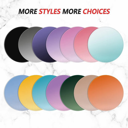 Mouse Pad Non-Slip Rubber Base Smooth Surface Stitched Edges Waterproof Durable Compatible with All Mice for Office & Gaming, Desk Accessory, Diameter 8.7 inch, Yellow Gradient