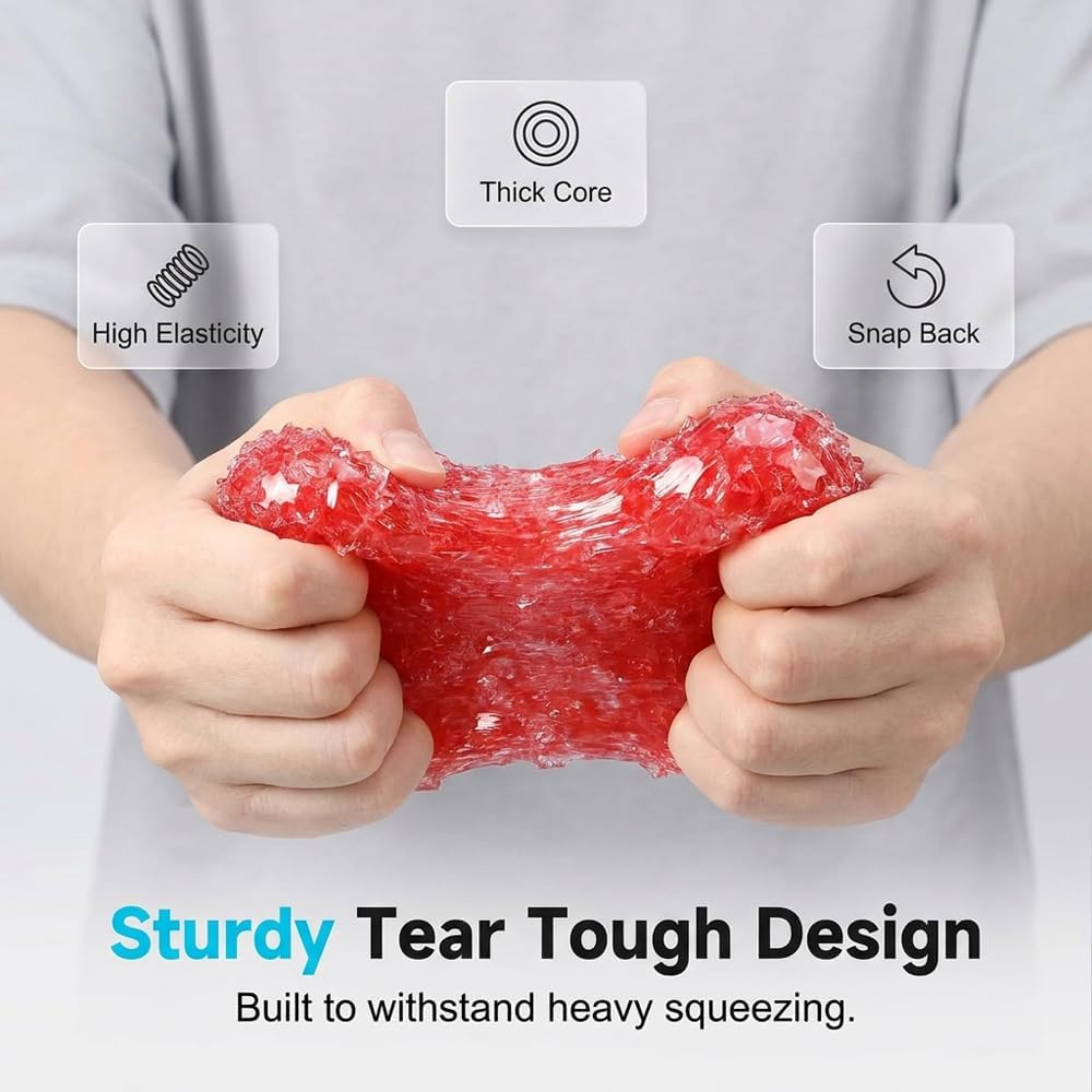 Crunchy Squishy Stress Ball, New Ice Squishies Skin Fidget Sensory Squeeze Ball, Slow Rising Squishies Satisfying Squishy Relaxing Fidget，Yellow