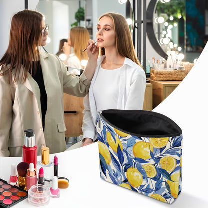 Lemons Makeup Bag, Lemon Gifts Cosmetic Bag Fruit Travel Pouch | Lemons Lovers Gift for Women Girls Daughter Sisters Bestie Best Friend Friendship Graduation Birthday Gifts