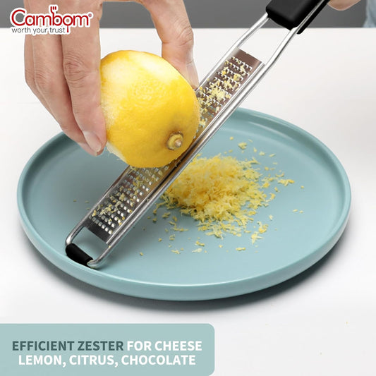 Lemon & Citrus Zester, Cheese Graters with Stainless Steel Sharp Blade for Parmesan Cheese, Ginger, Garlic, Nutmeg, Chocolate, Vegetables, Fruits, Dishwasher Safe Shredder Fine Blade