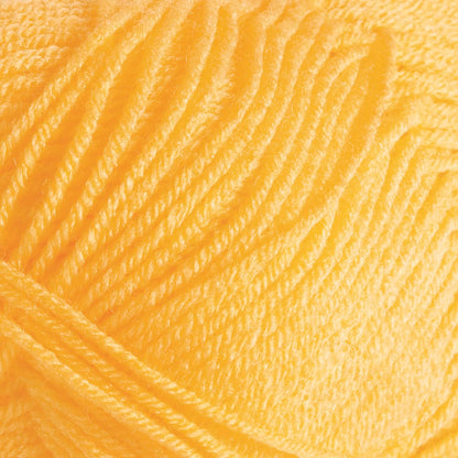 Brava Yellow Sport Weight Acrylic Yarn for Crocheting | 100g of soft knitting yarn in Canary color, machine washable.