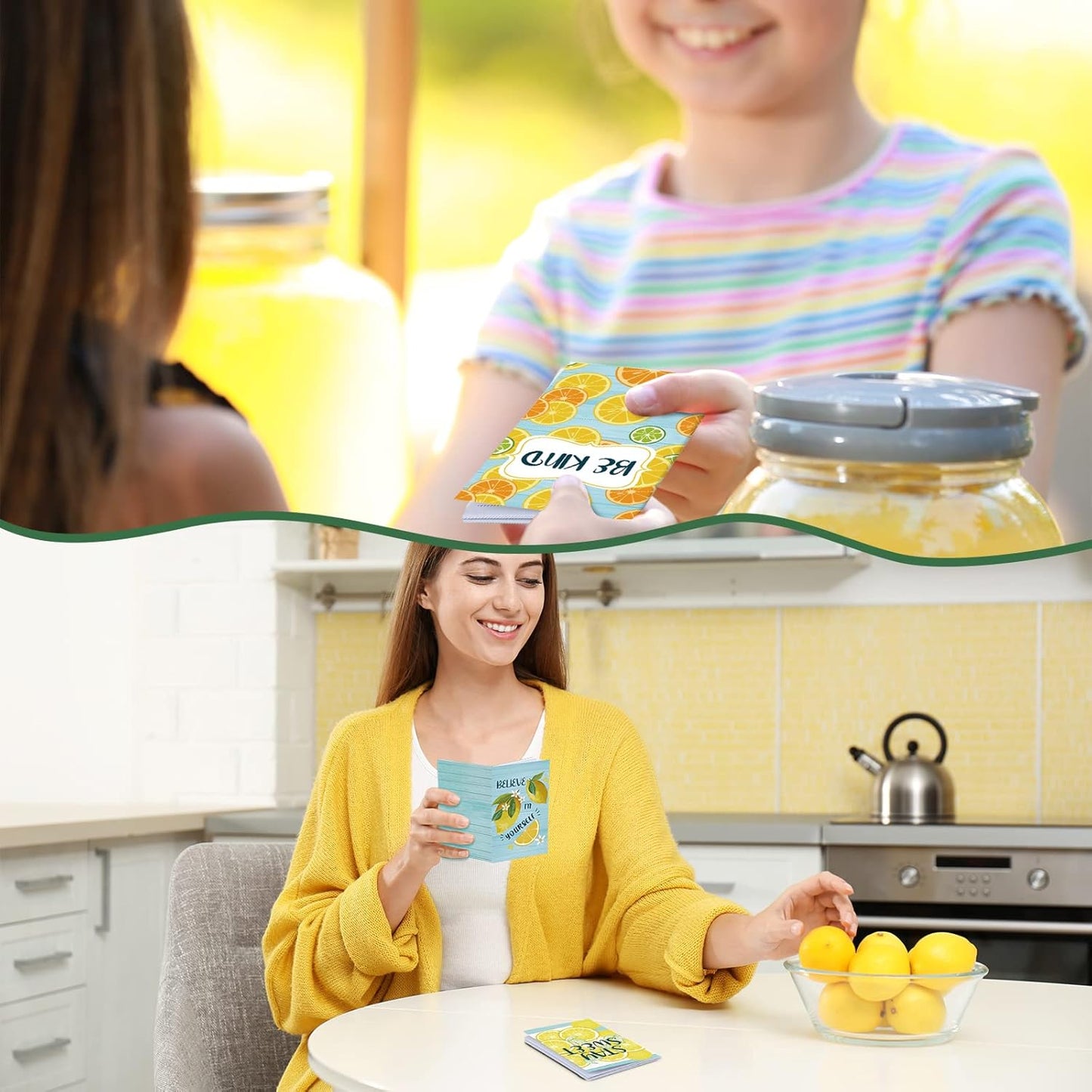36 Pieces Mini Notebooks Lemon Pocket Notepads Inspirational Notepads Small Motivational Journal Notebook Lemon Zest Lesson Planner for Gift Office School Travel Present Supplies