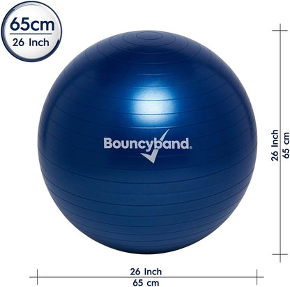 Bouncyband Balance Ball – Create Flexible Seating to Improve Focus at School, Office, or Home with This No-Roll Weighted Ball