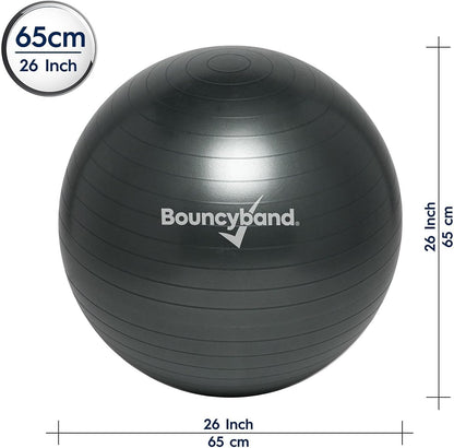 Bouncyband Balance Ball – Create Flexible Seating to Improve Focus at School, Office, or Home with This No-Roll Weighted Ball