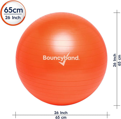 Bouncyband Balance Ball – Create Flexible Seating to Improve Focus at School, Office, or Home with This No-Roll Weighted Ball