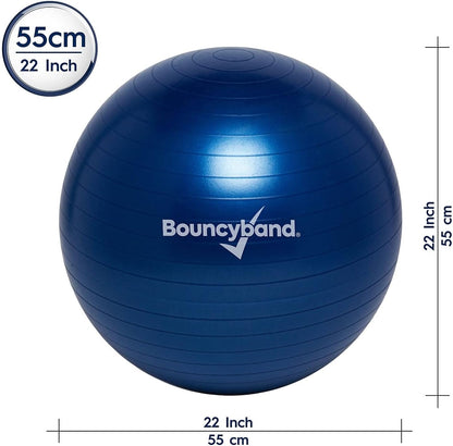 Bouncyband Balance Ball – Create Flexible Seating to Improve Focus at School, Office, or Home with This No-Roll Weighted Ball