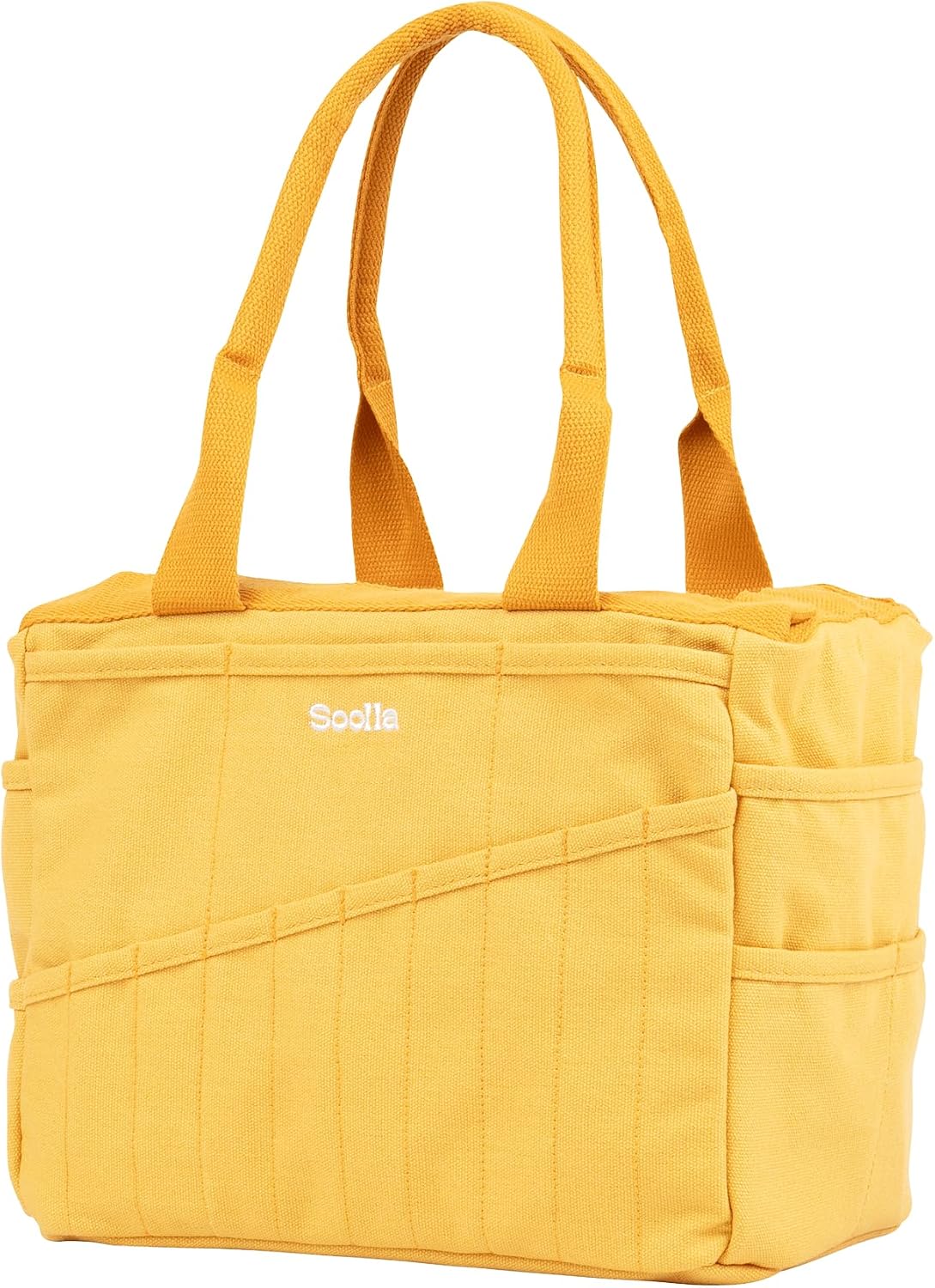 Studio Bag: Art Supply Storage Organizer & Pottery Tool Bag, Washable Tote, Yarn Bag, Crochet, 30 Pockets, 15+ Colors