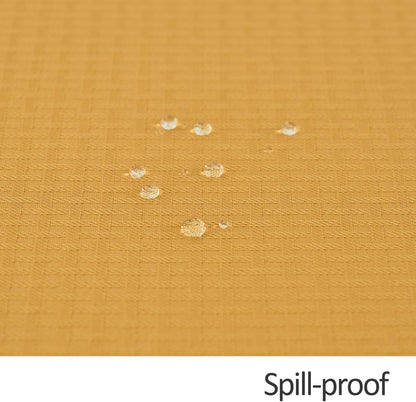 Rectangle Tablecloth Weaved Pattern Waterproof Spillproof Wrinkle Free Table Cloth, Kitchen Dining Tabletop Decoration, Fabric Table Cover for Holiday Parties, 52 x 70 Inch, Ochre Yellow