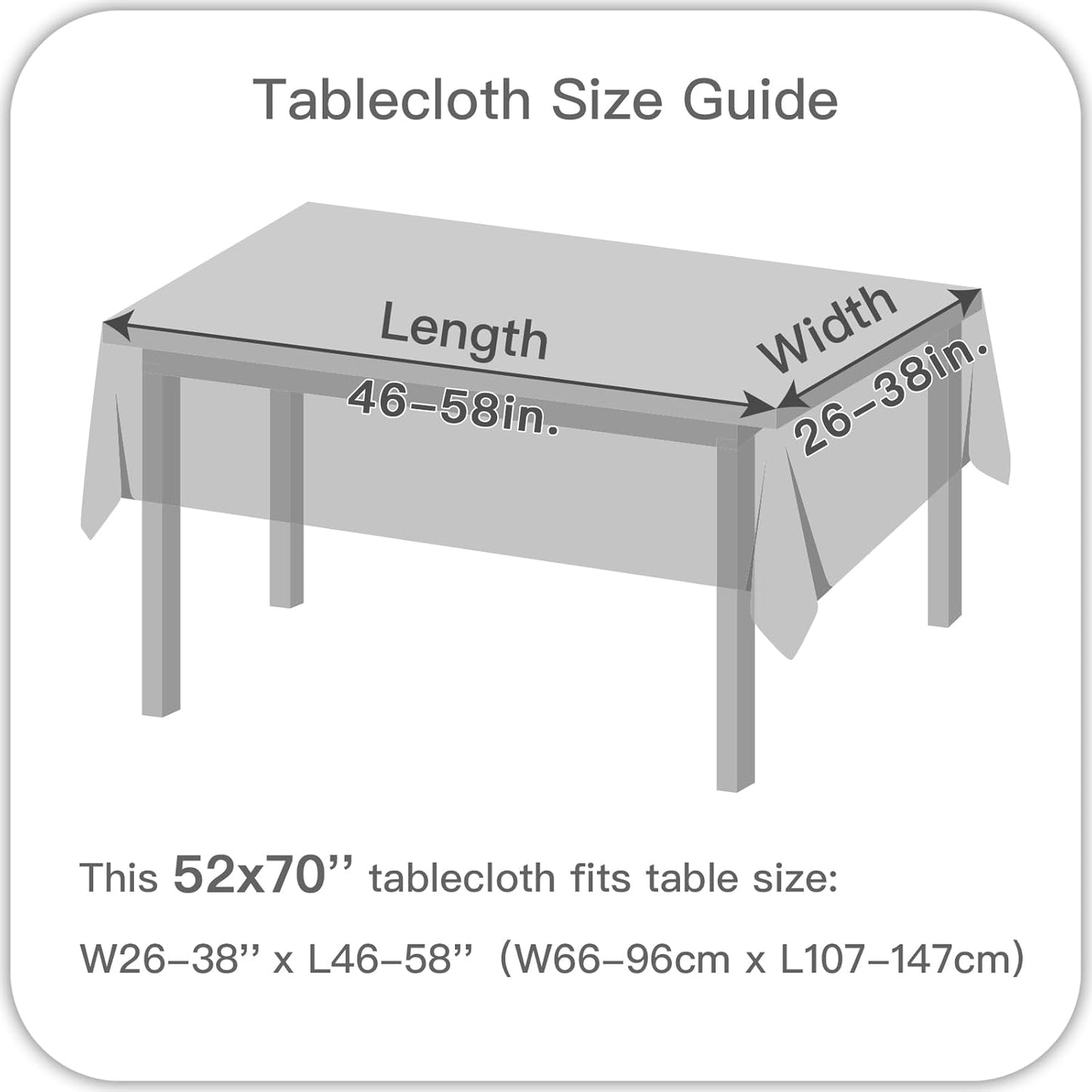 Rectangle Tablecloth Weaved Pattern Waterproof Spillproof Wrinkle Free Table Cloth, Kitchen Dining Tabletop Decoration, Fabric Table Cover for Holiday Parties, 52 x 70 Inch, Ochre Yellow