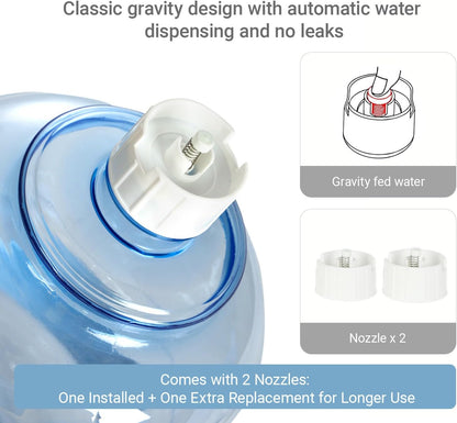 3 Gallon Dog Water Dispenser for Large Dogs, Automatic Gravity Pet Water Station, Large Capacity Pet Drinking for Lage Dogs and Multi-Pet, Anti-Slip Base, BPA-Free