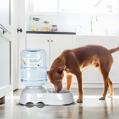 3 Gallon Dog Water Dispenser for Large Dogs, Automatic Gravity Pet Water Station, Large Capacity Pet Drinking for Lage Dogs and Multi-Pet, Anti-Slip Base, BPA-Free