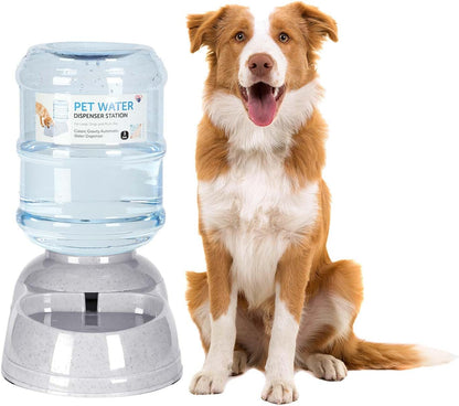 3 Gallon Dog Water Dispenser for Large Dogs, Automatic Gravity Pet Water Station, Large Capacity Pet Drinking for Lage Dogs and Multi-Pet, Anti-Slip Base, BPA-Free