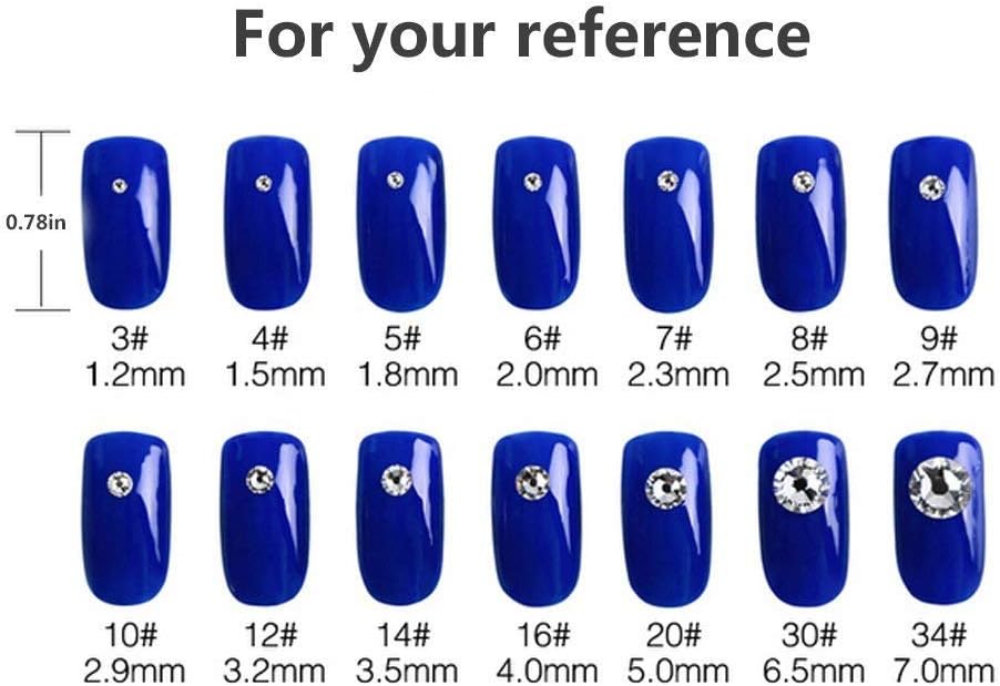 1440 Pieces SS16 / 4mm Clear Crystal Flat Back Brilliant Round Rhinestones Glass Stones Glitter Gems Transparent Faux Diamond (Crystal AB)