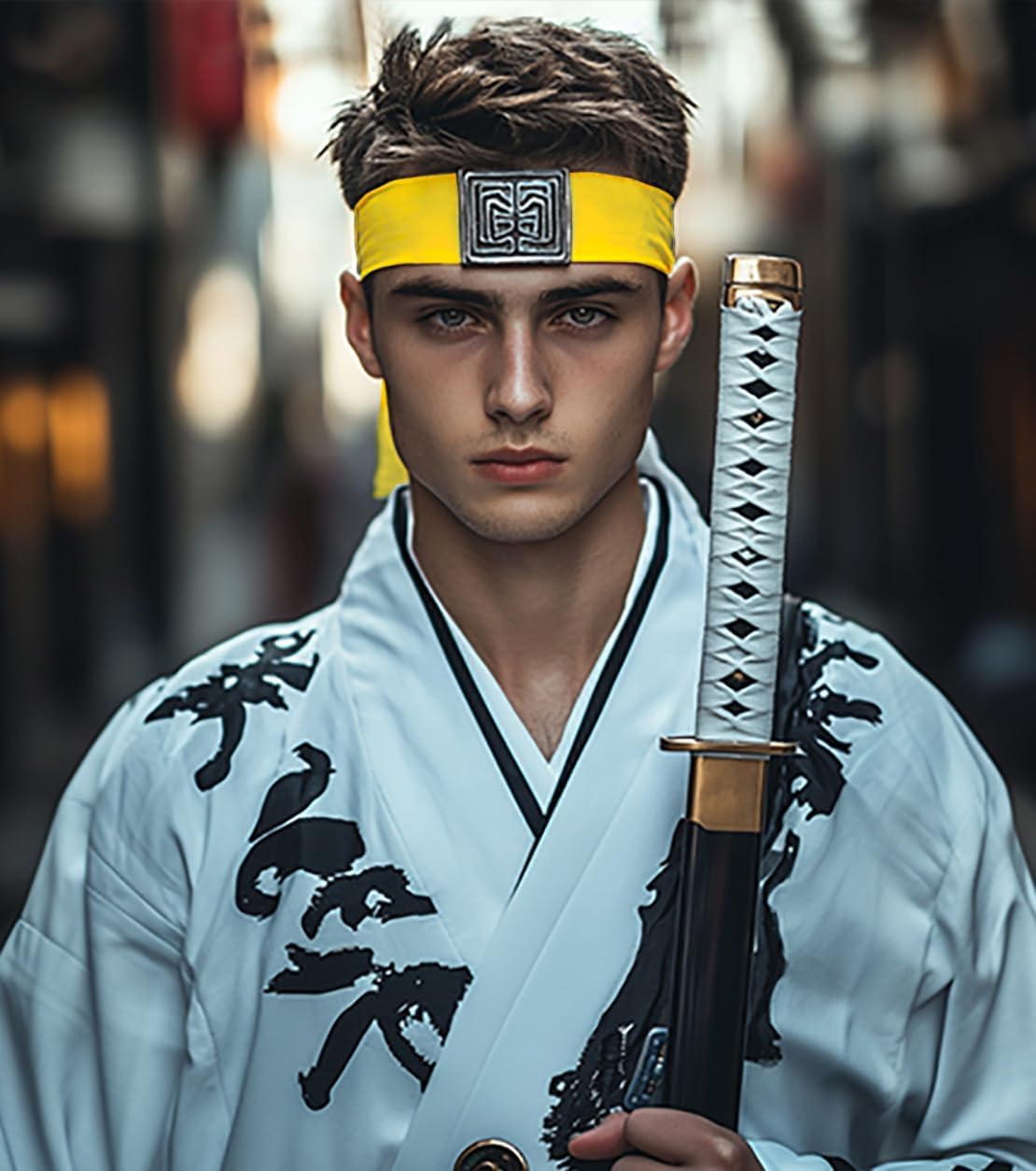 Sport Tie Headbands Tennis Head Tie for Men Women Sports Fans Ninja Soccer Basketball Teams Head Ties Halloween