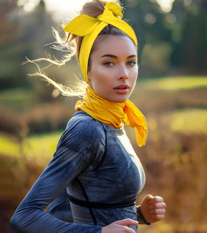 Sport Tie Headbands Tennis Head Tie for Men Women Sports Fans Ninja Soccer Basketball Teams Head Ties Halloween