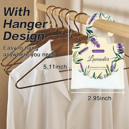 15 Packs Lemon Scented Sachets Bag for Drawers and Closets | Home Fragrance Sachet, Long-Lasting Hanging Closet Deodorizer Smell Goods for House