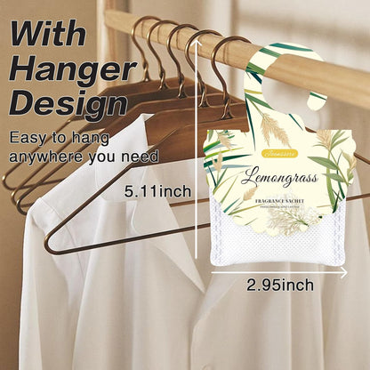 15 Packs Lemon Scented Sachets Bag for Drawers and Closets | Home Fragrance Sachet, Long-Lasting Hanging Closet Deodorizer Smell Goods for House