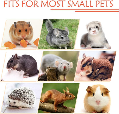 Triple-Layer Sugar Glider Hammock, Small Pet Cage Hammock, Sugar Glider Cage Accessories Hamster Bedding Small Animals Bed for Chinchilla Parrot Ferrets Rat Playing Sleeping (Yellow Duck)