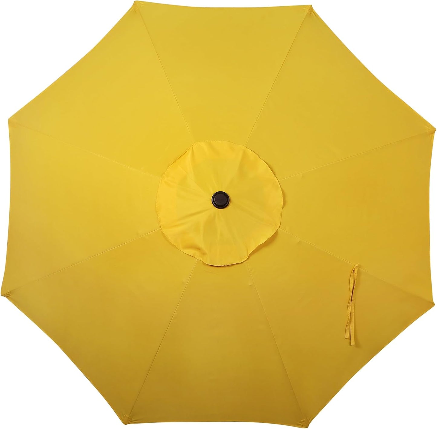 9' Outdoor Patio Umbrella, Outdoor Table Umbrella, Yard Umbrella, Market Umbrella with 8 Sturdy Ribs, Push Button Tilt and Crank