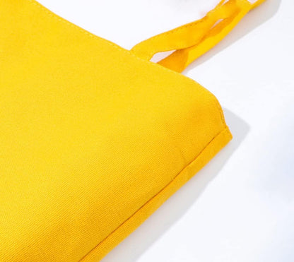 Pet Soft Canvas Bag Can Cut Hole Expose Head for Interact Ventilate No Closed,Yellow