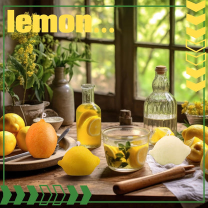 8 Pcs Lemon Shaped Scented Candle Cute Fruit Aroma Soy Wax Decorative Candle Table Photo Prop for Birthday Gift Meditation Mood Boosting Bath Yoga(Orange,Yellow,White)