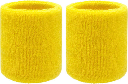 Sweatbands Sports Wristbands for Kids and Women - 3 inch Elastic Athletic Wrist Bands for Tennis, Basketball, Running, Working Out