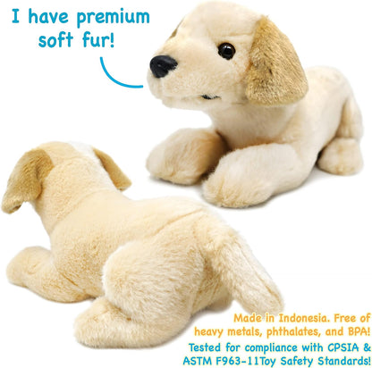 TigerHart Lorrie The Yellow Labrador - 12 Inch Stuffed Animal Plush