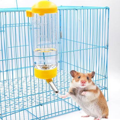 Rabbit Water Bottle for Cage 4Pcs Small Animal Water Bottle No Drip | Rabbit Water Dispenser, Guinea Pig Water Dispenser, Pet Water Bottle for Rabbit, Bunny, Guinea Pig, Hamster in Random Colors