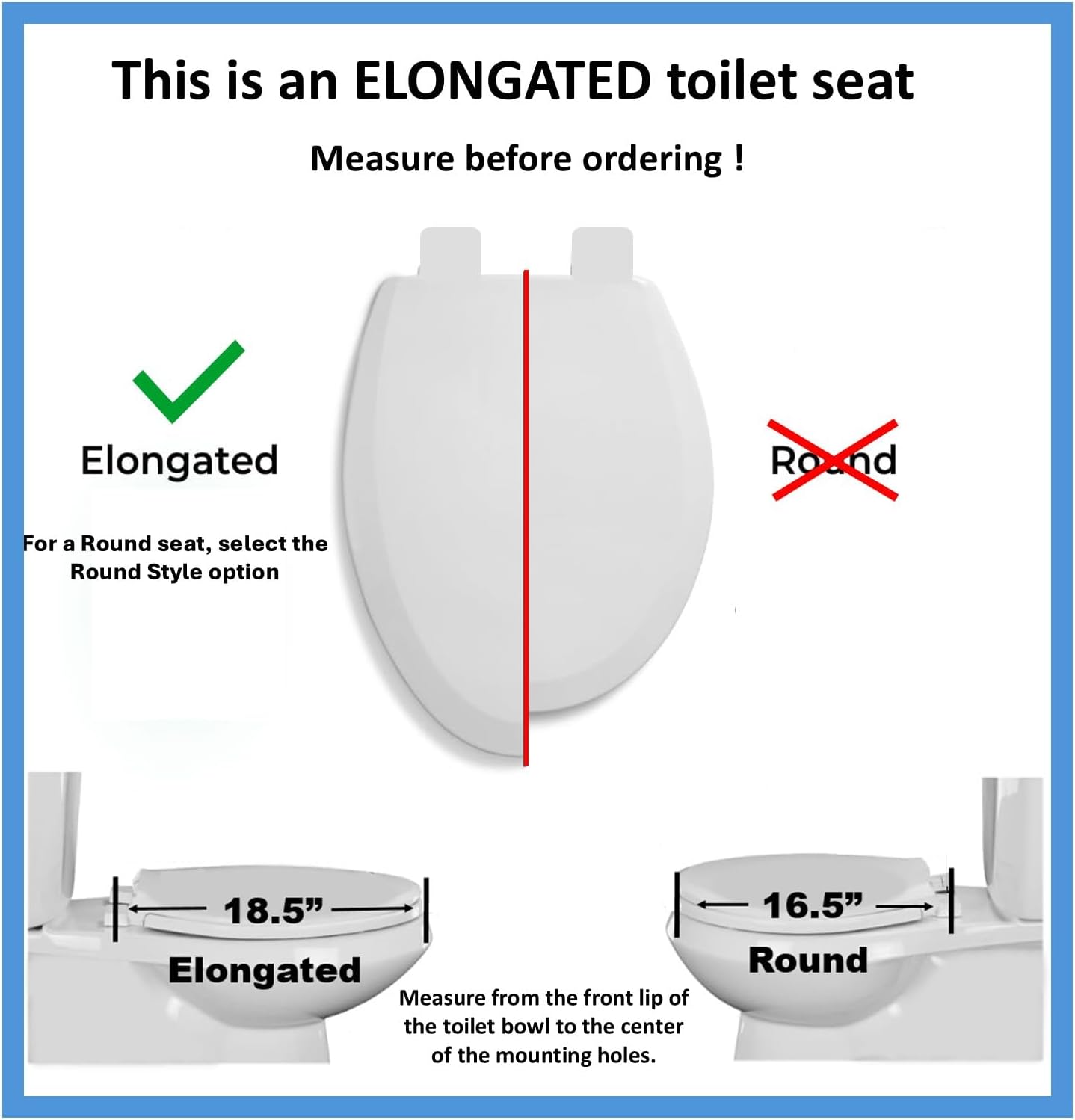 2Q1E6-50 Builder Grade Slow Close Plastic Toilet Seat with Vari Adjust Lok-Down R'N'C Hinge and Quik-Lok Mounting Hardware, Elongated, Yellow