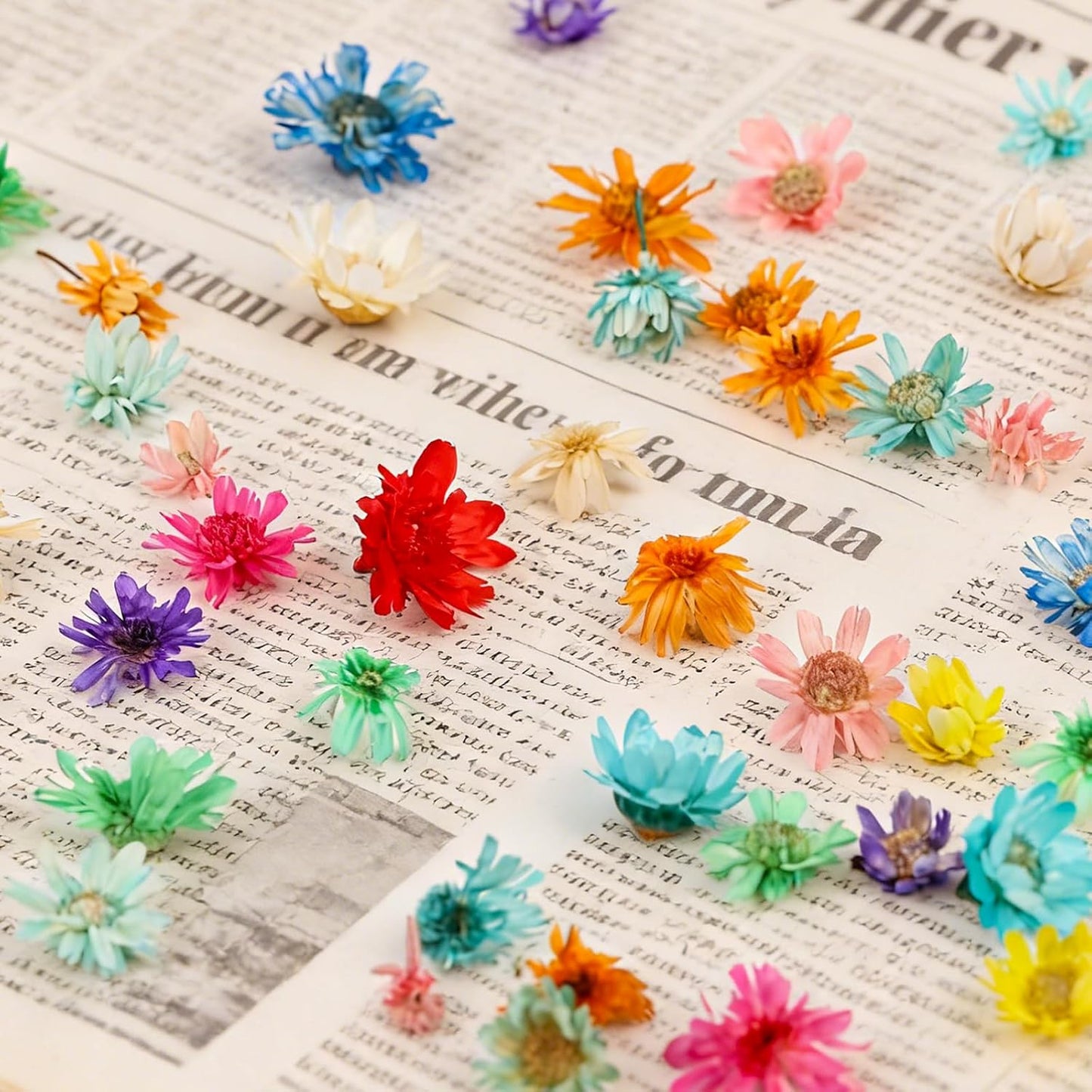 350pcs Mini Dried Flowers for Crafts Resin,Mixed Sizes Small Dried Flowers with Tweezers for DIY Craft Resin Art Jewelry Soap Candle Making
